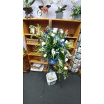 Blue and white Standing spray